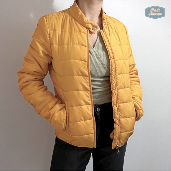 Stradivarius Mustard Yellow Jacket - Picture 3 of 4